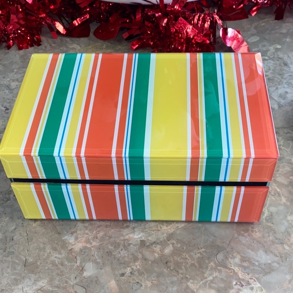 Colorful Striped Jewelry Box - Picture 7 of 10